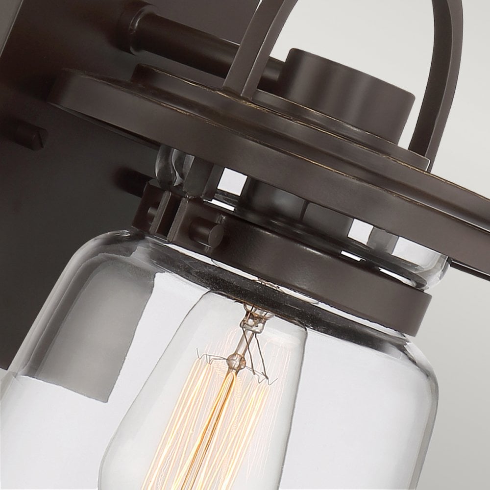Quintiesse Lasalle Single Small Wall Lantern - Western Bronze