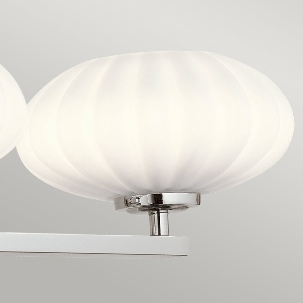 Quintiesse Pim 3 Light Bathroom Wall Light - Polished Chrome