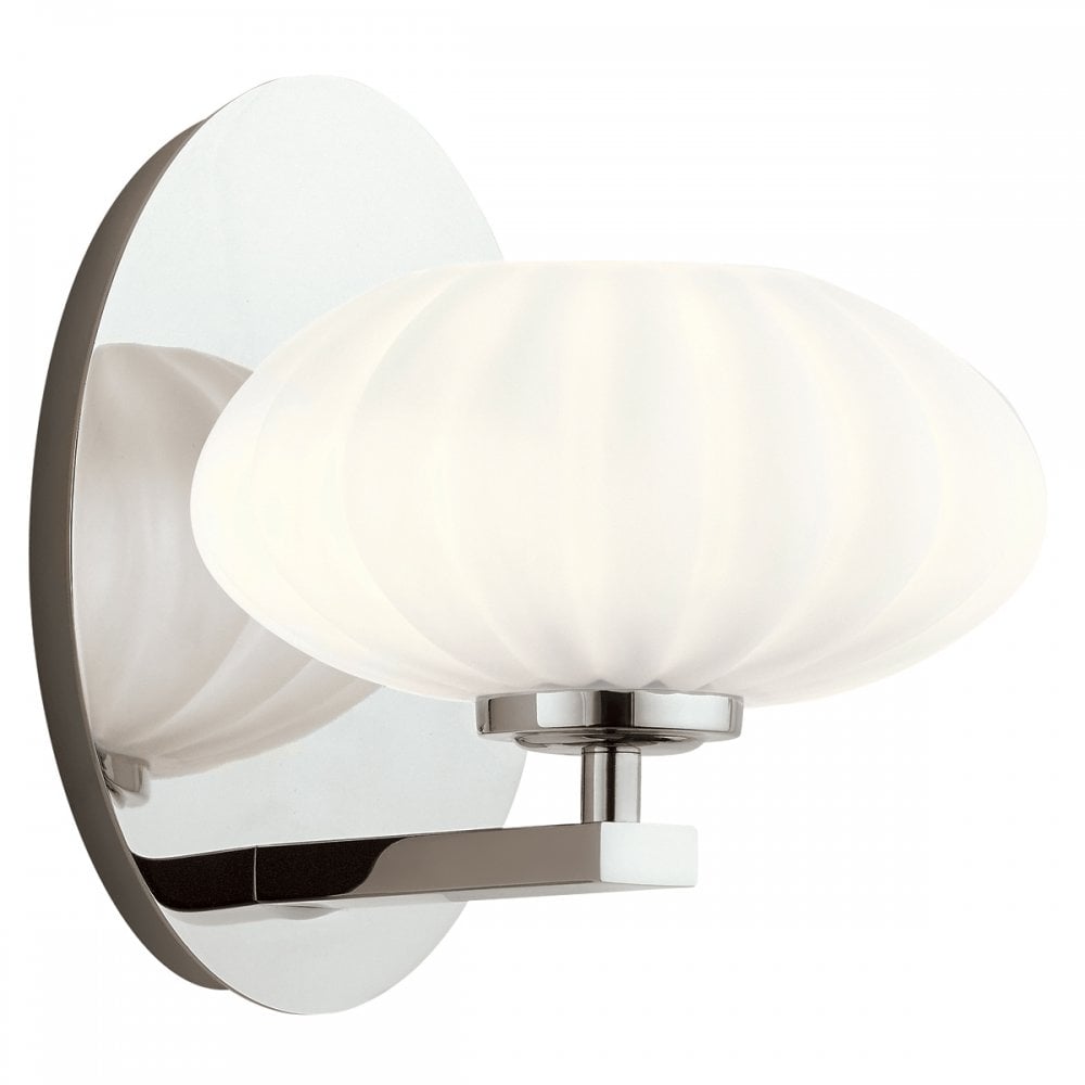 Quintiesse Pim Single Bathroom Wall Light - Polished Chrome