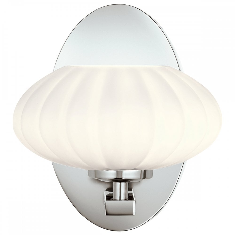 Quintiesse Pim Single Bathroom Wall Light - Polished Chrome