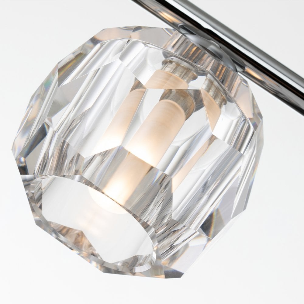 Quintiesse Regalia 3 Light Bathroom Wall Light - Polished Chrome