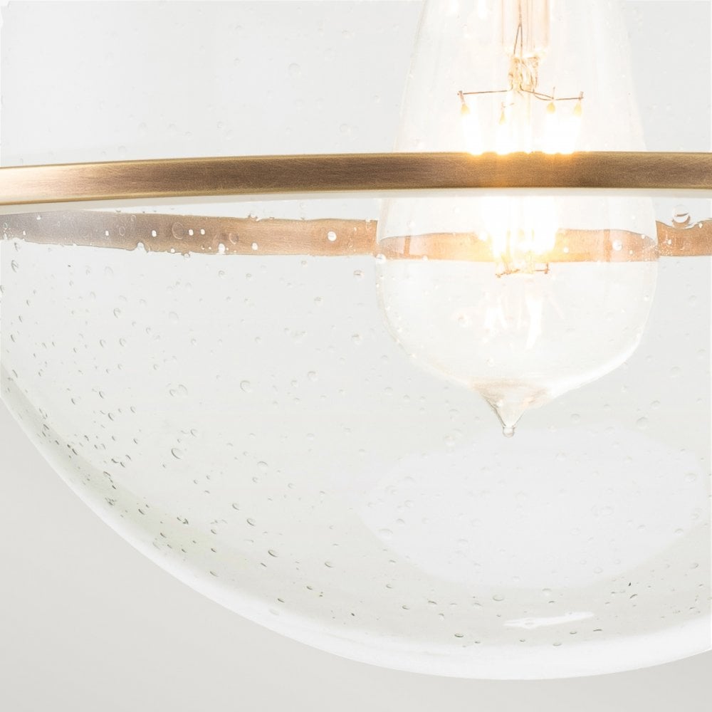 Quintiesse Somerset Single Flush Fitting - Clear - Heritage Brass