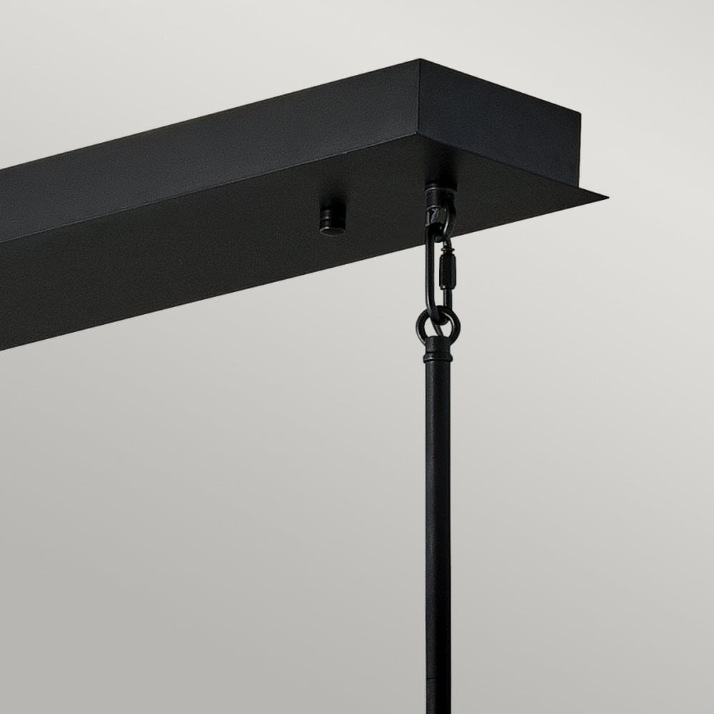 Quintiesse Styx LED Island Pendant - Black & Gilded Gold
