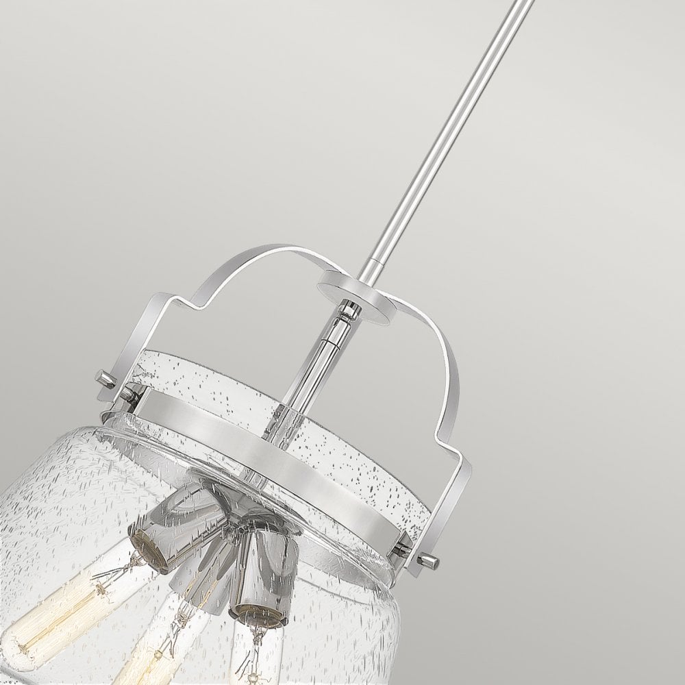Quintiesse Wimberley 3 Light Pendant - Polished Chrome