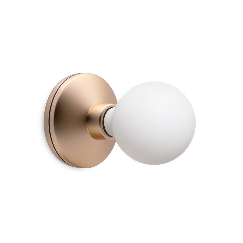 Humble Bee Wall Light - Gold & Frosted Bulb