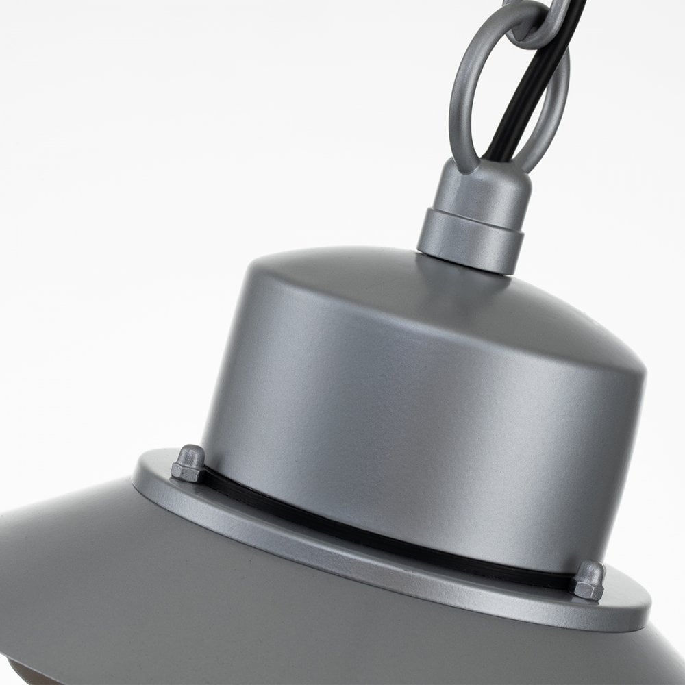Elstead Copenhagen Single Chain Lantern - Silver