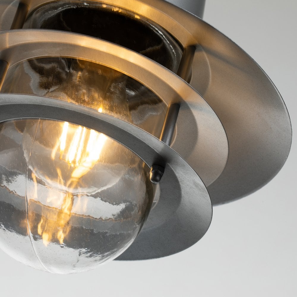Elstead Copenhagen Single Chain Lantern - Silver