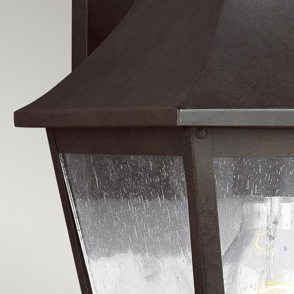 Feiss Galena Single Medium Wall Lantern - Sable