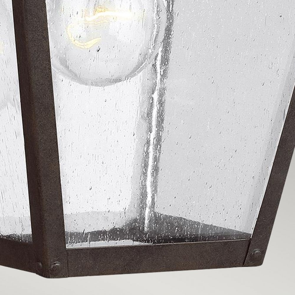 Feiss Galena Single Medium Wall Lantern - Sable