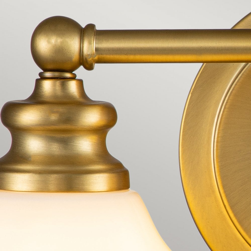 Hinkley Ainsley 2 Light Wall Light - Burnished Brass