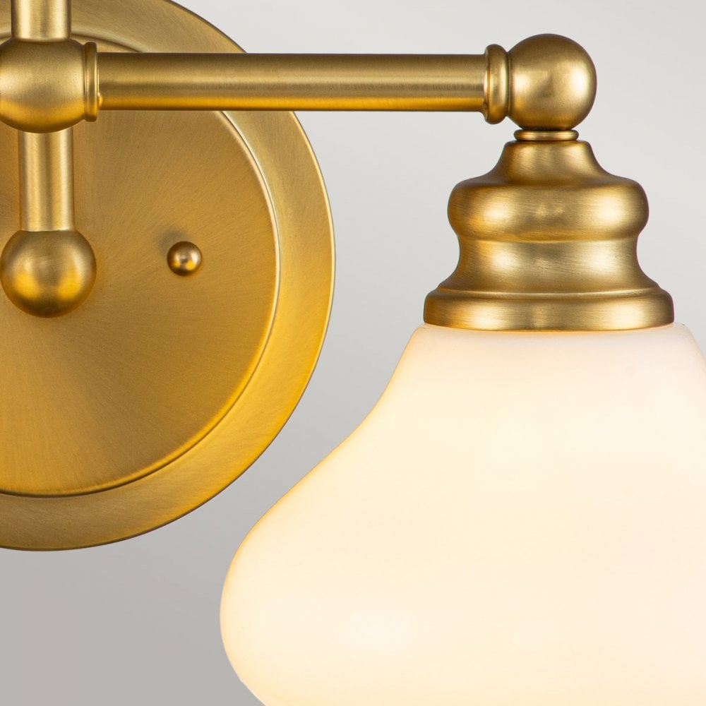 Hinkley Ainsley 2 Light Wall Light - Burnished Brass