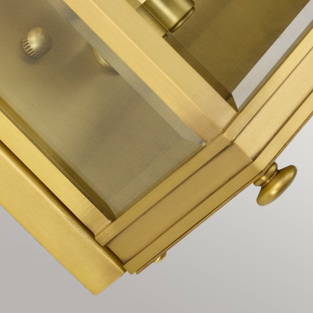 Elstead Holborn 2 Light Medium Half Lantern - Brushed Brass
