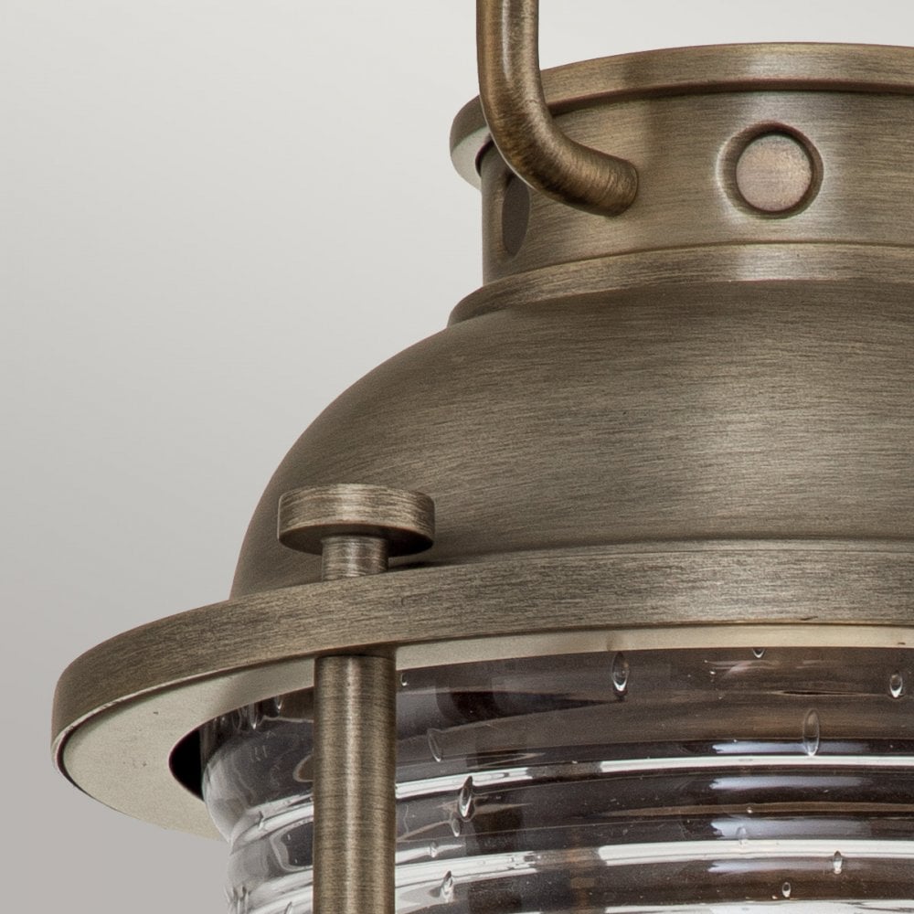 Kichler Ashland Bay Single Medium Pedestal Lantern - Burnished Bronze