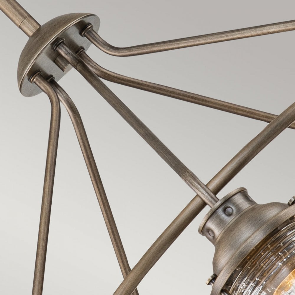 Kichler Ashland Bay 5 Light Outdoor Chandelier - Burnished Bronze