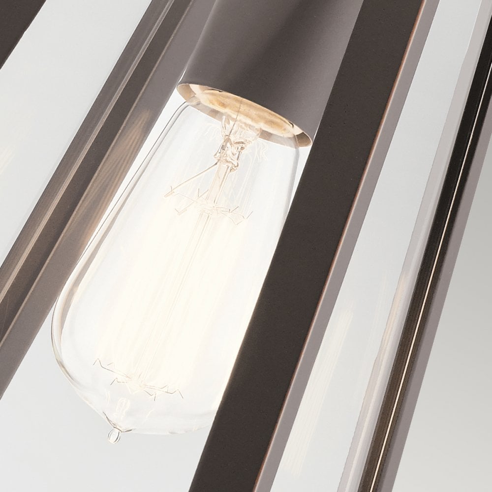 Kichler Delison Single Medium Wall Lantern - Rubbed Bronze