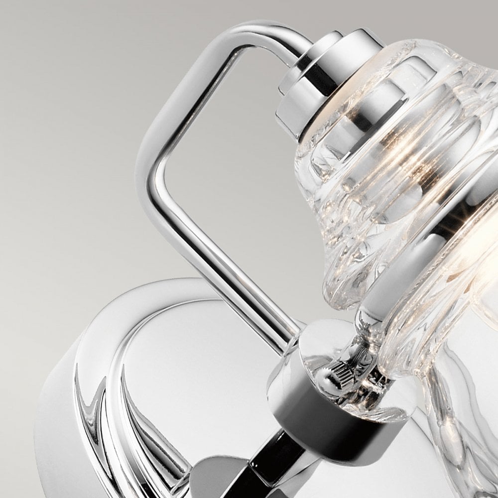 Kichler Talland Single Bathroom Wall Light - Polished Chrome