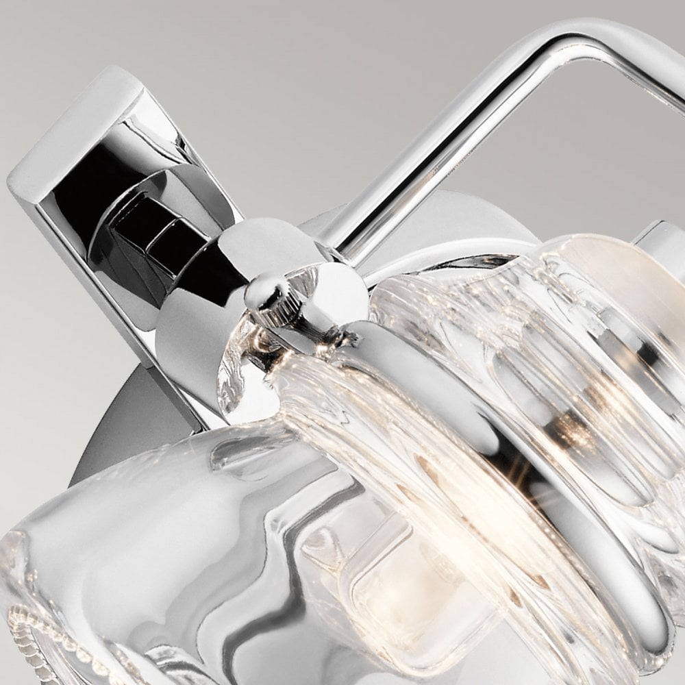 Kichler Talland 2 Light Bathroom Wall Light - Polished Chrome