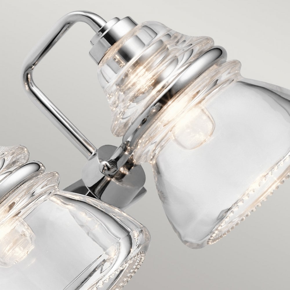 Kichler Talland 3 Light Bathroom Wall Light - Polished Chrome