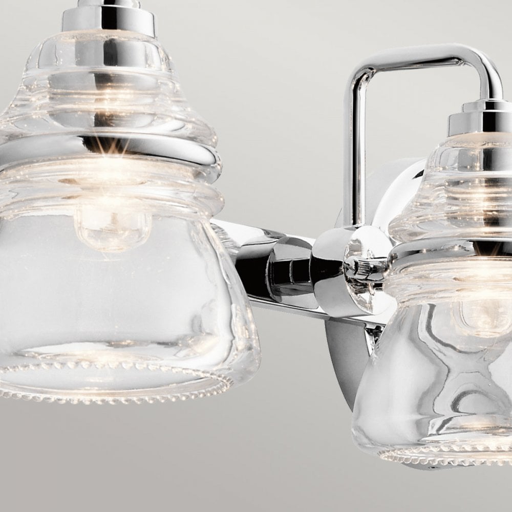 Kichler Talland 4 Light Bathroom Wall Light - Polished Chrome