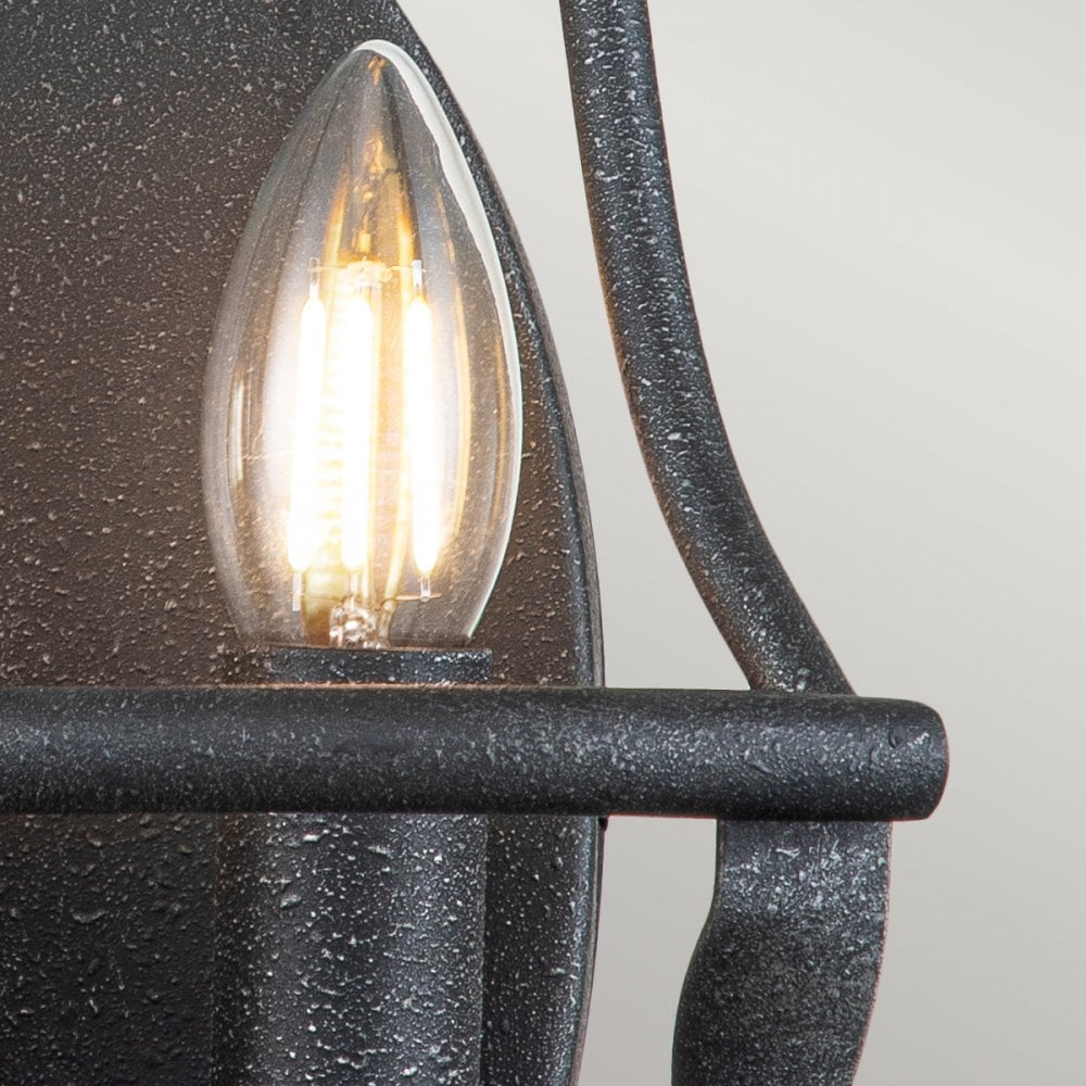 Quoizel Bradbury 2 Light Wall Light - Grey Ash