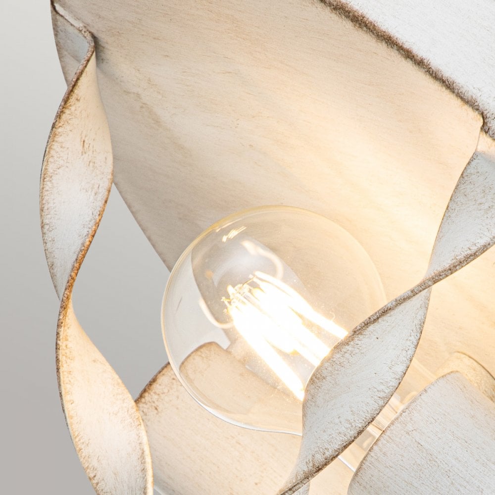Quoizel Bradbury 2 Light Flush Fitting - Antique White