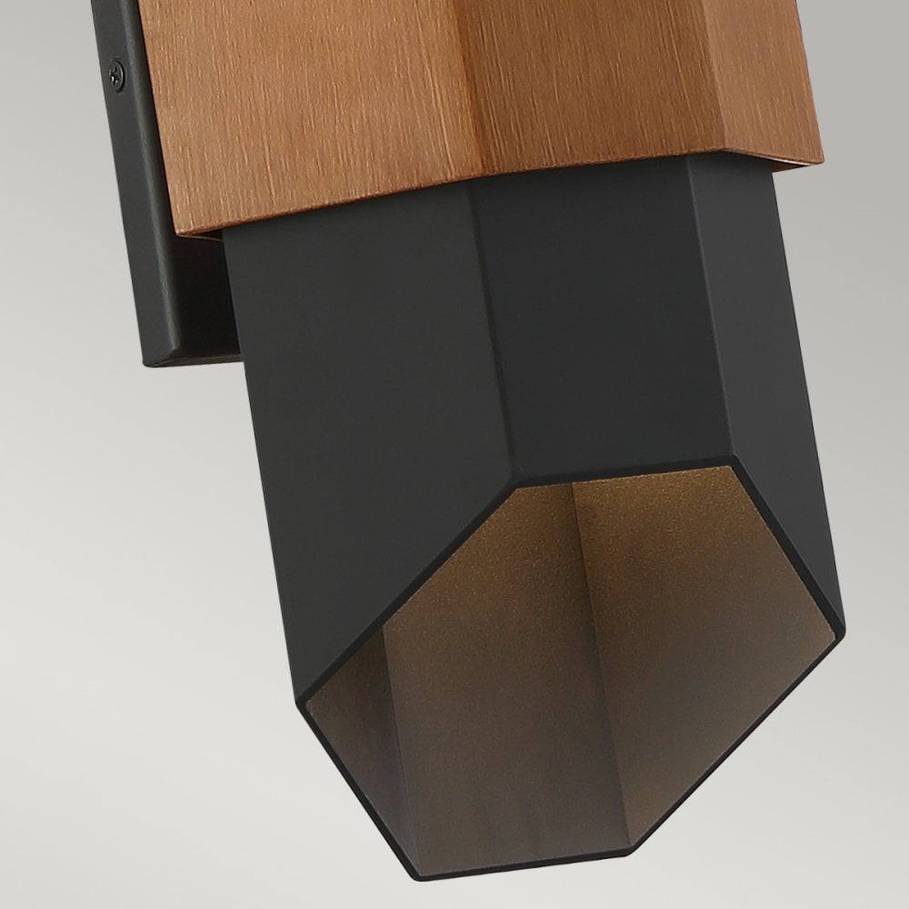 Quoizel Chasm LED Wall Lantern - Medium - Matte Black