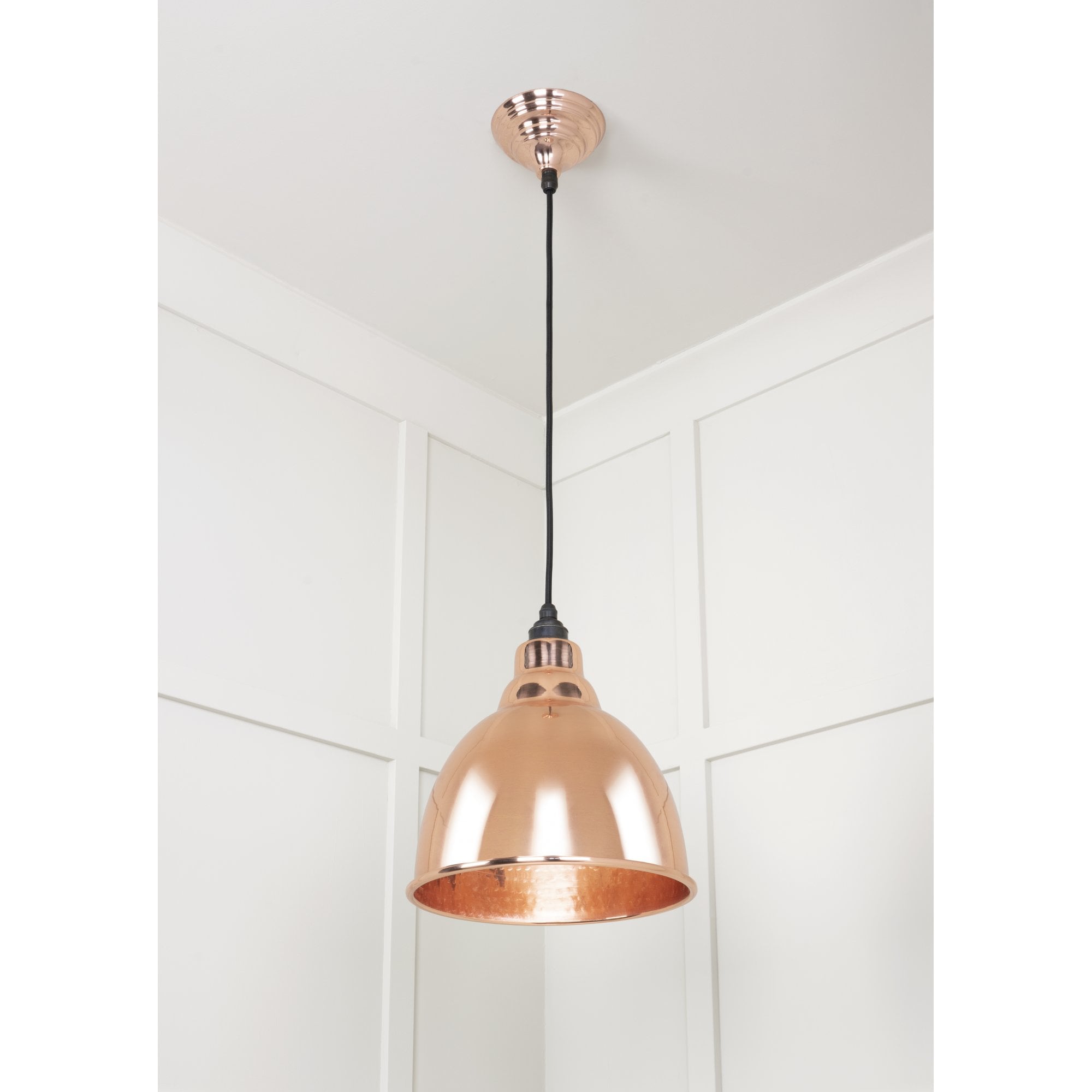 From The Anvil Hammered Copper Brindley Pendant