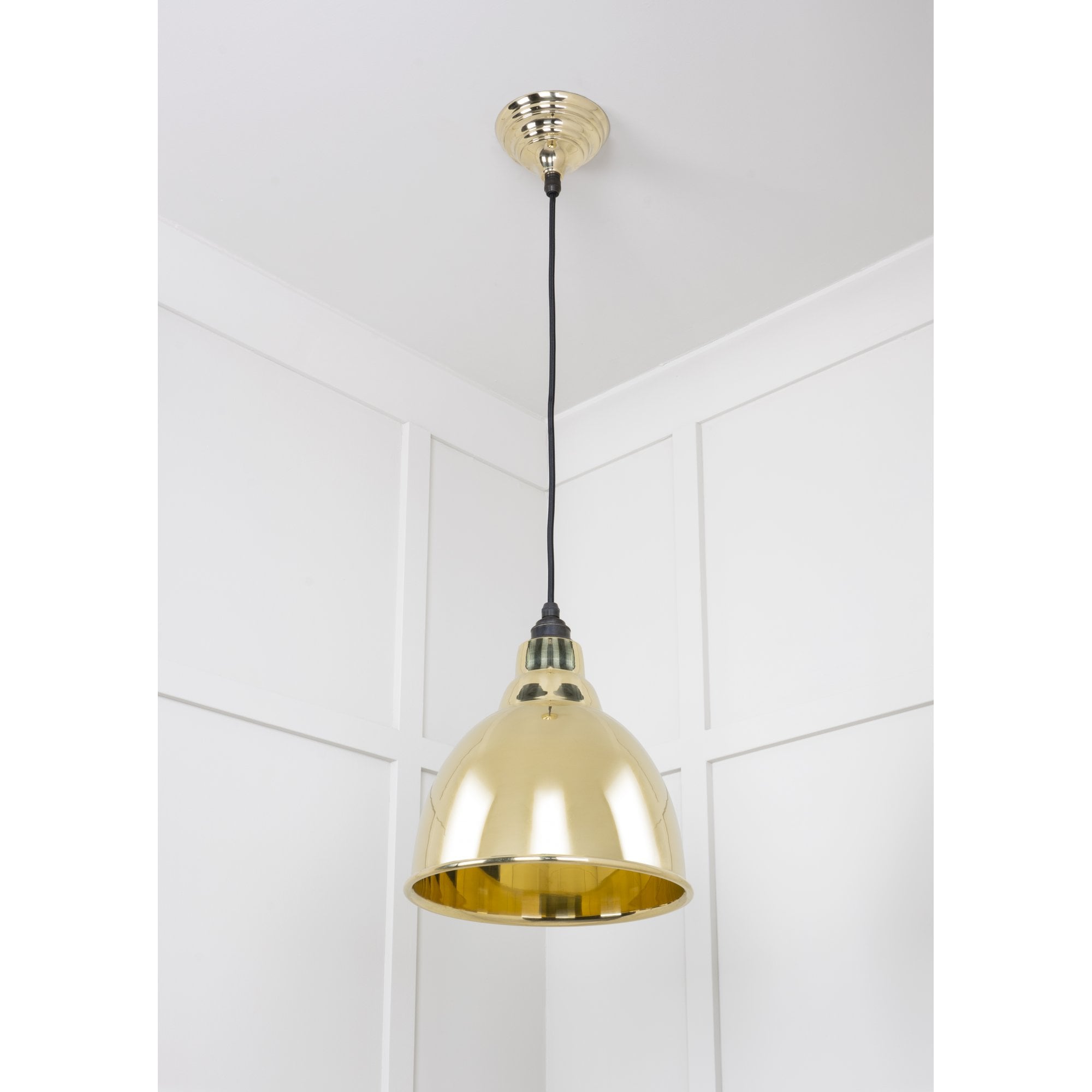 From The Anvil Smooth Brass Brindley Pendant