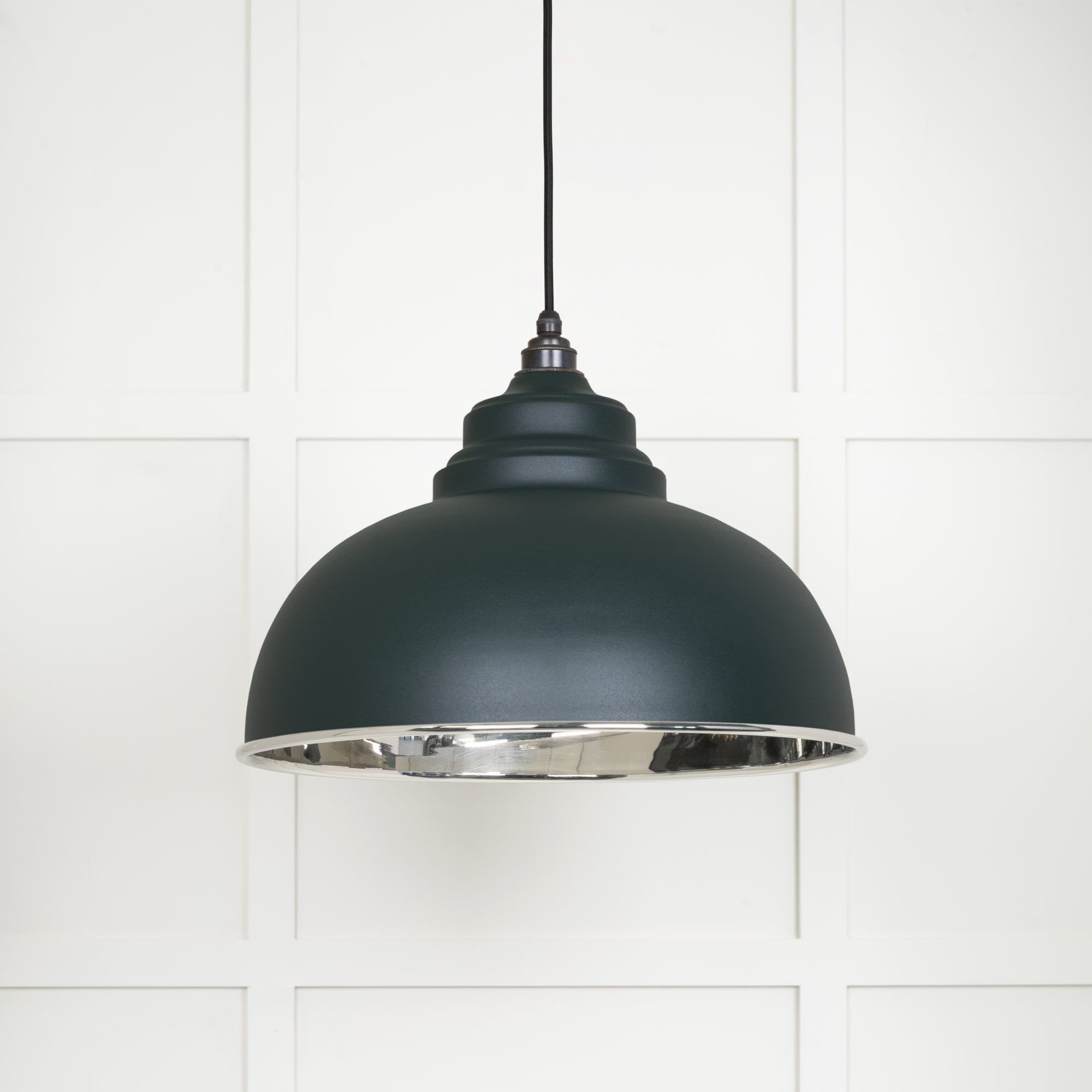 From The Anvil Smooth Nickel Harborne Pendant - Dingle (Rich Green)