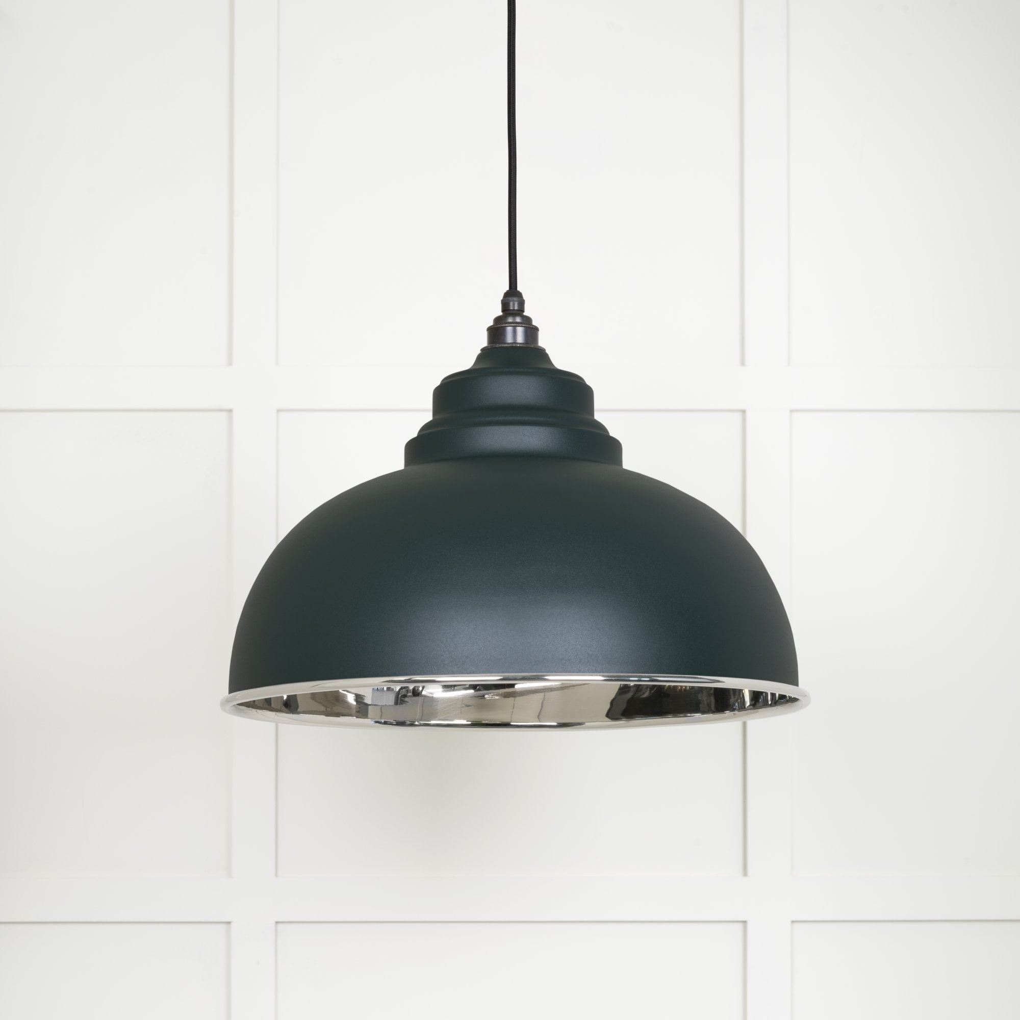 From The Anvil Smooth Nickel Harborne Pendant - Dingle (Rich Green)