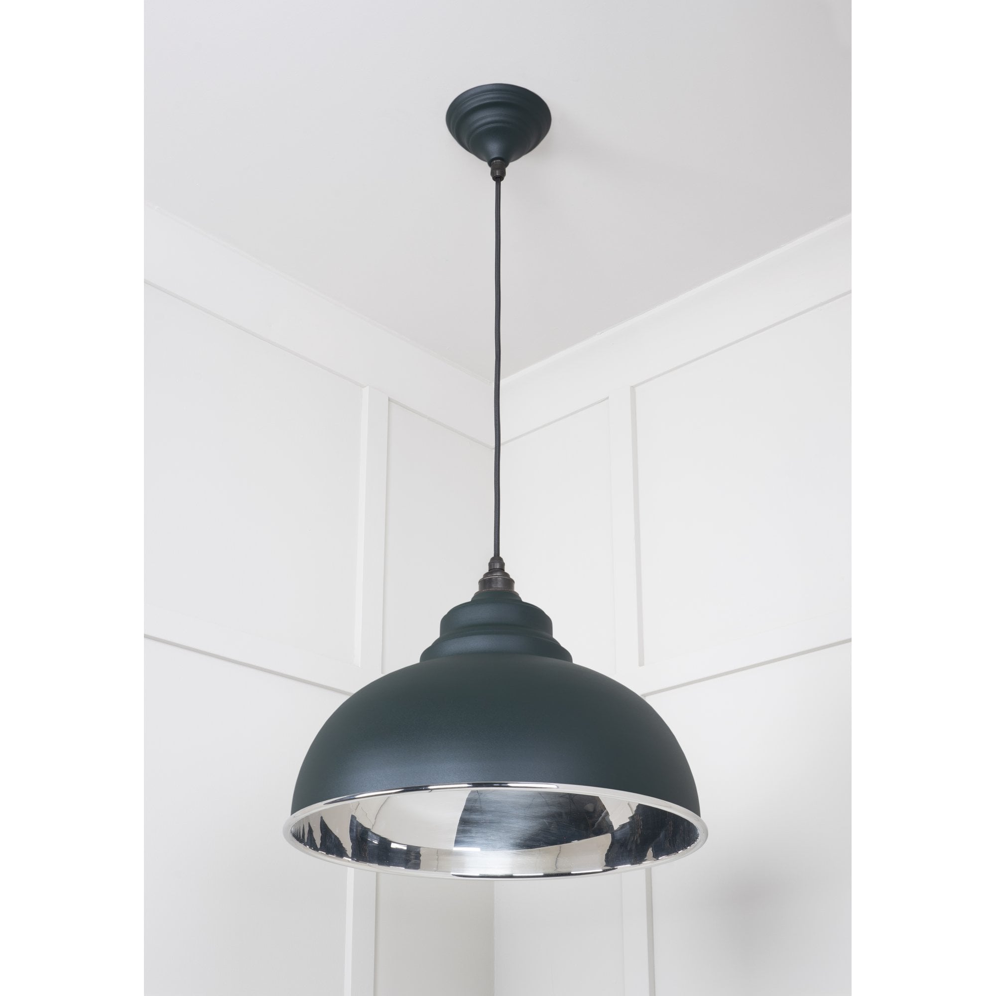 From The Anvil Smooth Nickel Harborne Pendant - Dingle (Rich Green)
