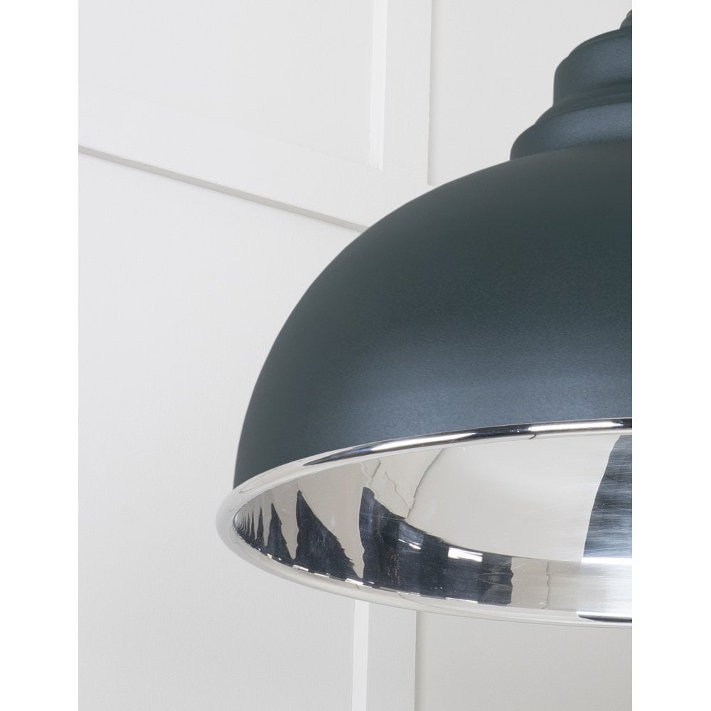 From The Anvil Smooth Nickel Harborne Pendant - Dingle (Rich Green)
