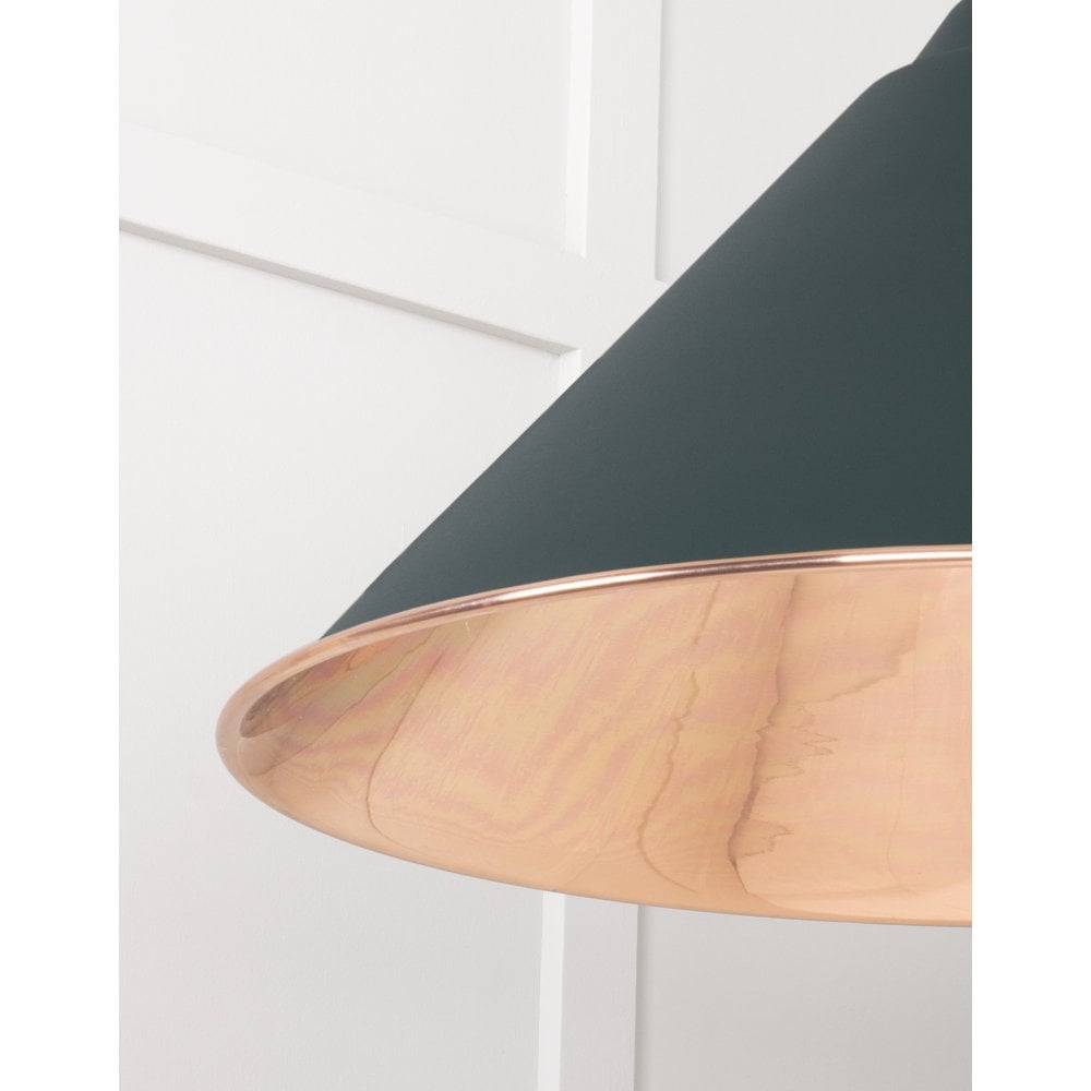 From The Anvil Smooth Copper Hockley Pendant - Dingle (Rich Green)