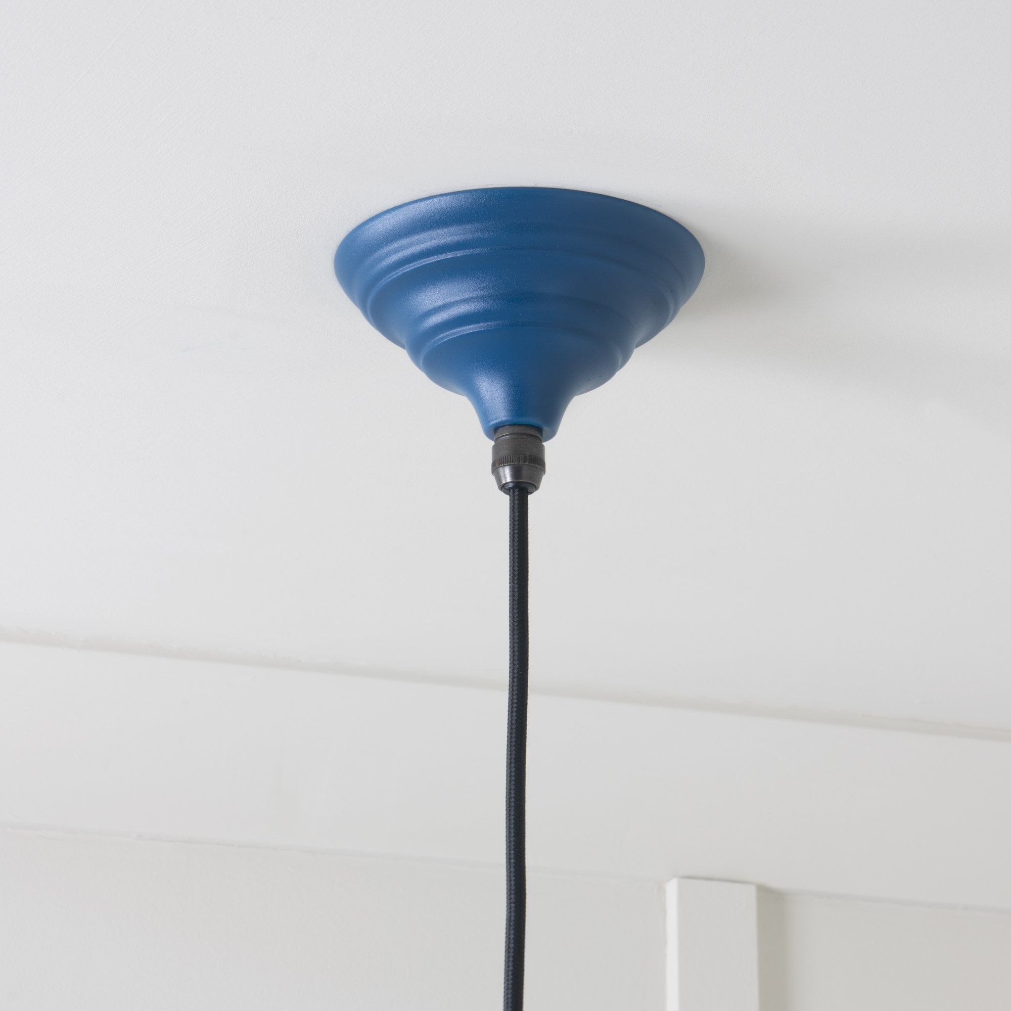 From The Anvil White Gloss Hockley Pendant - Upstream (Blue)