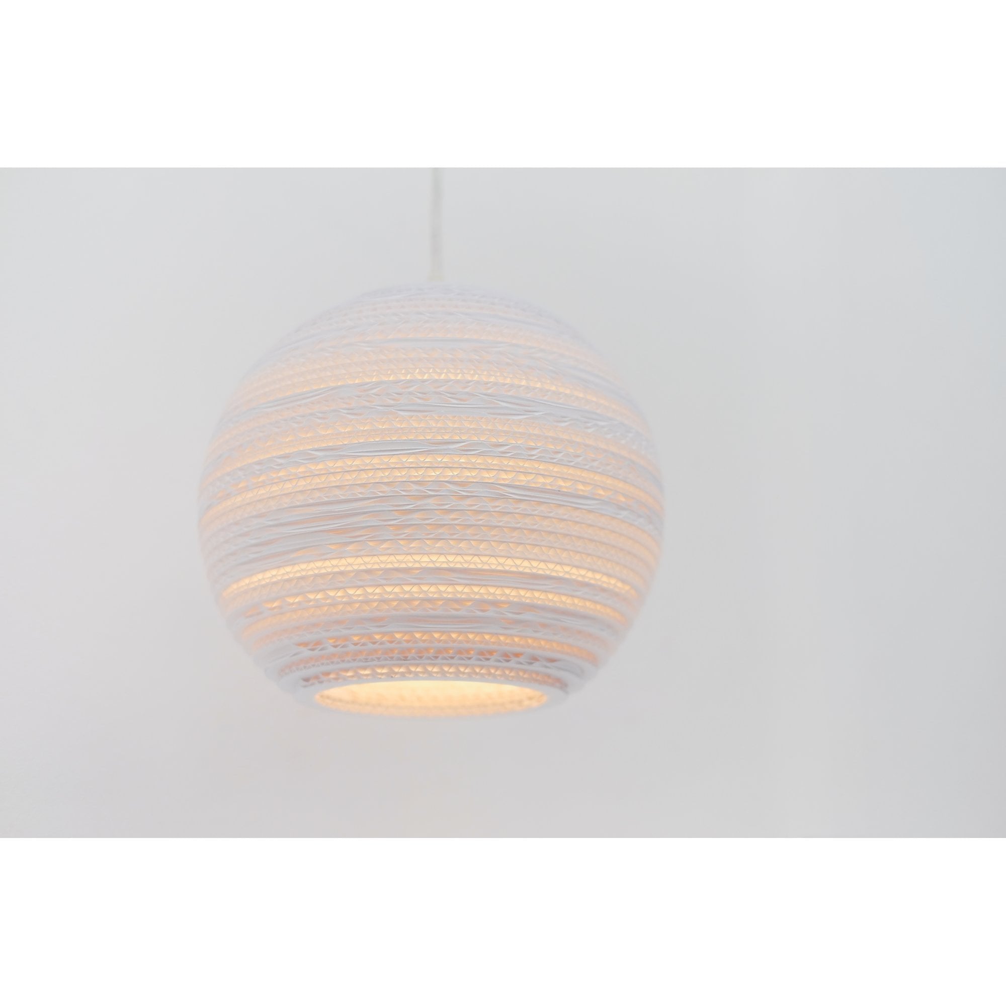 Graypants Scraplights Moon 18 Pendant - White - 45cm Diameter