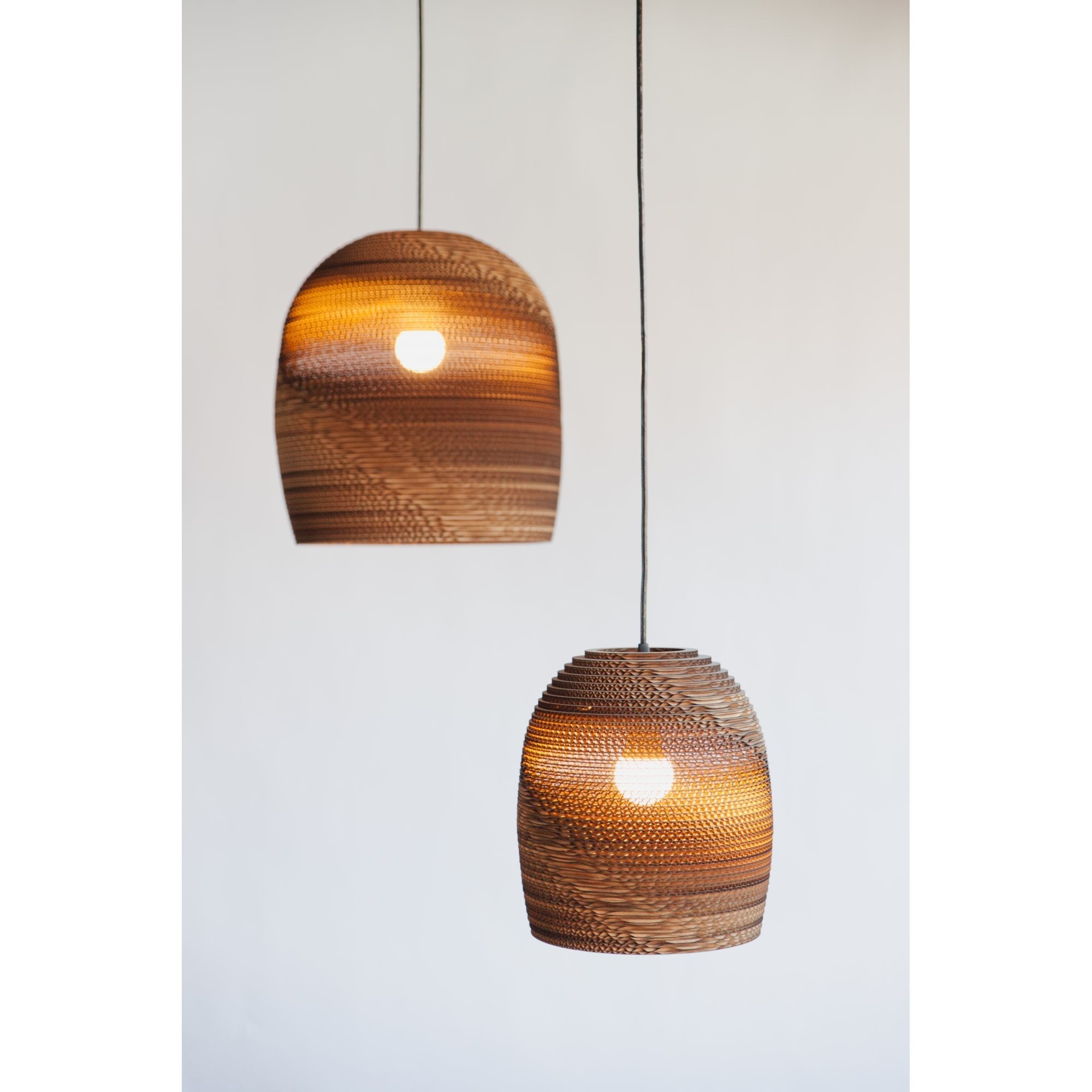 Graypants Scraplights Bell 10 Pendant - Natural - 27cm Diameter