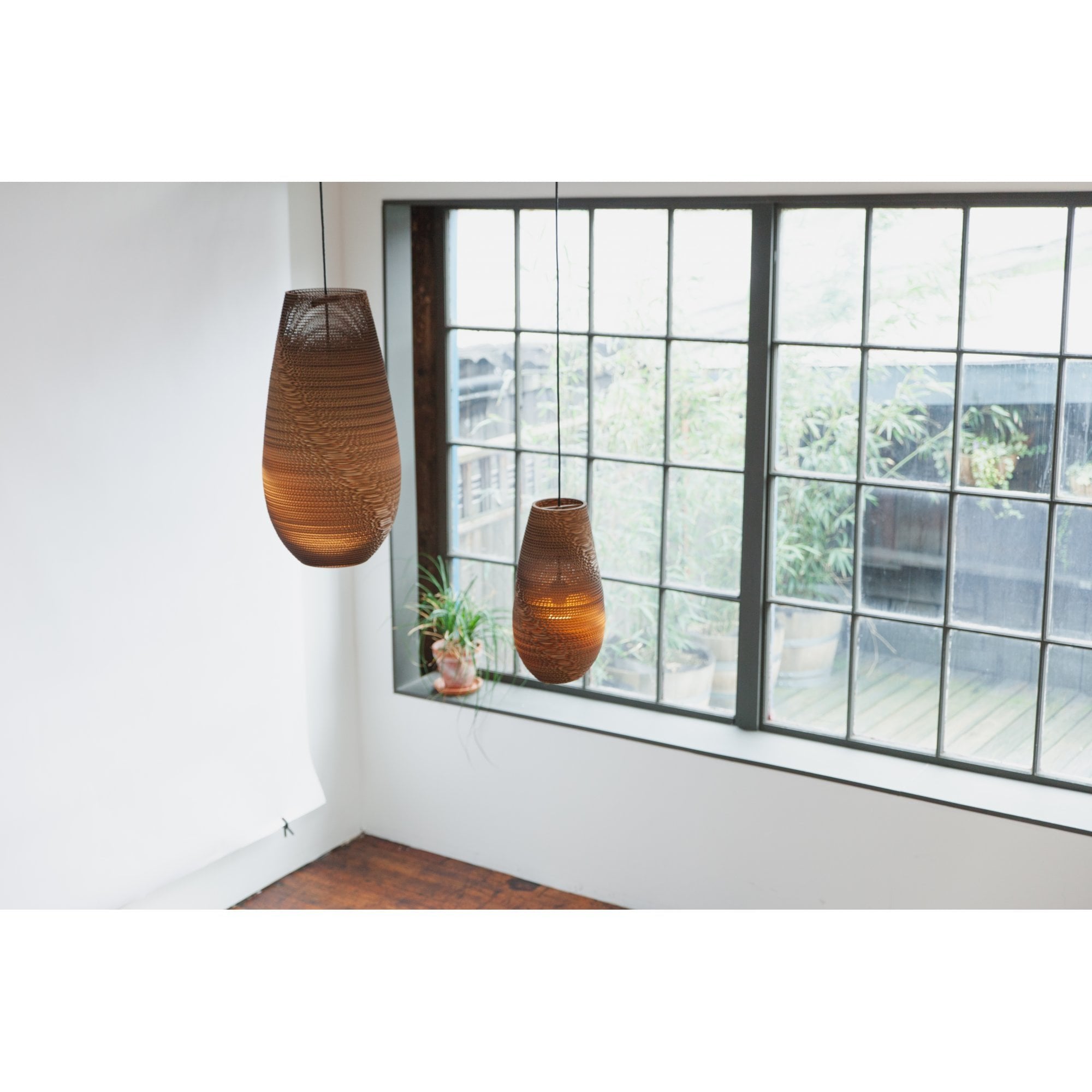 Graypants Scraplights Drop 18 Pendant - Natural - 25cm Diameter