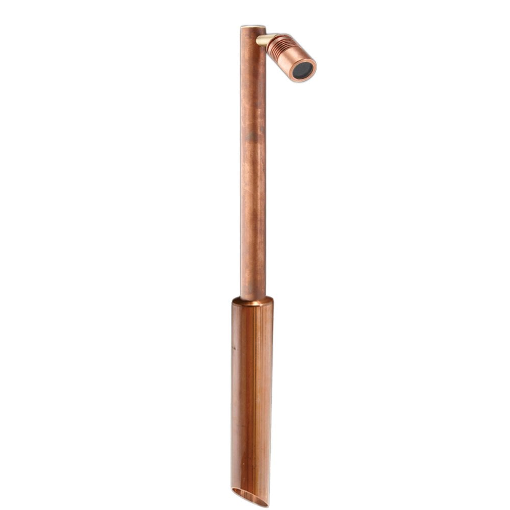Hunza Pure LED Euro Single Pole Light (Spike Mounted) Retro - Copper - Mains