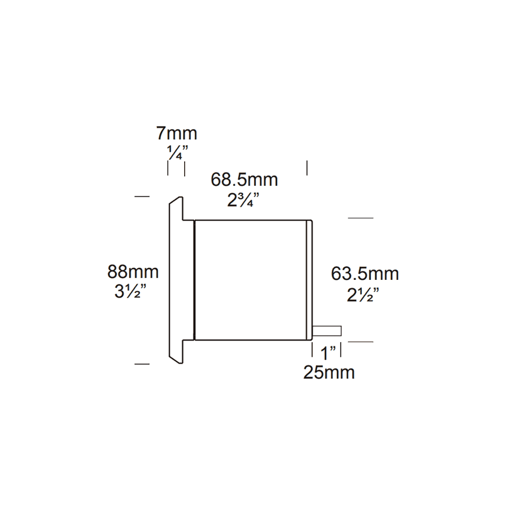 Hunza Step Light Square - Copper - Low Voltage