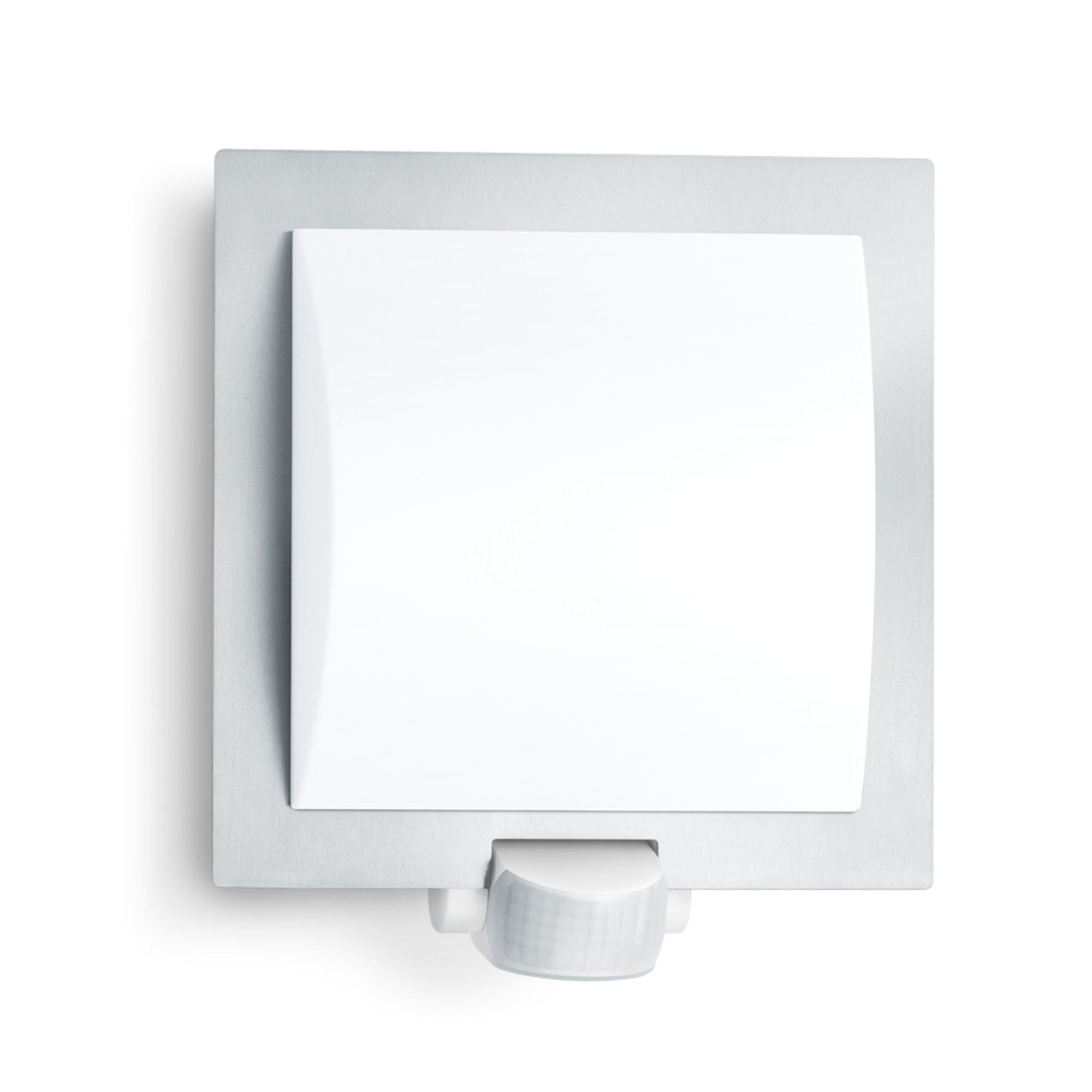 Steinel L 20 Wall light with PIR - square - Silver