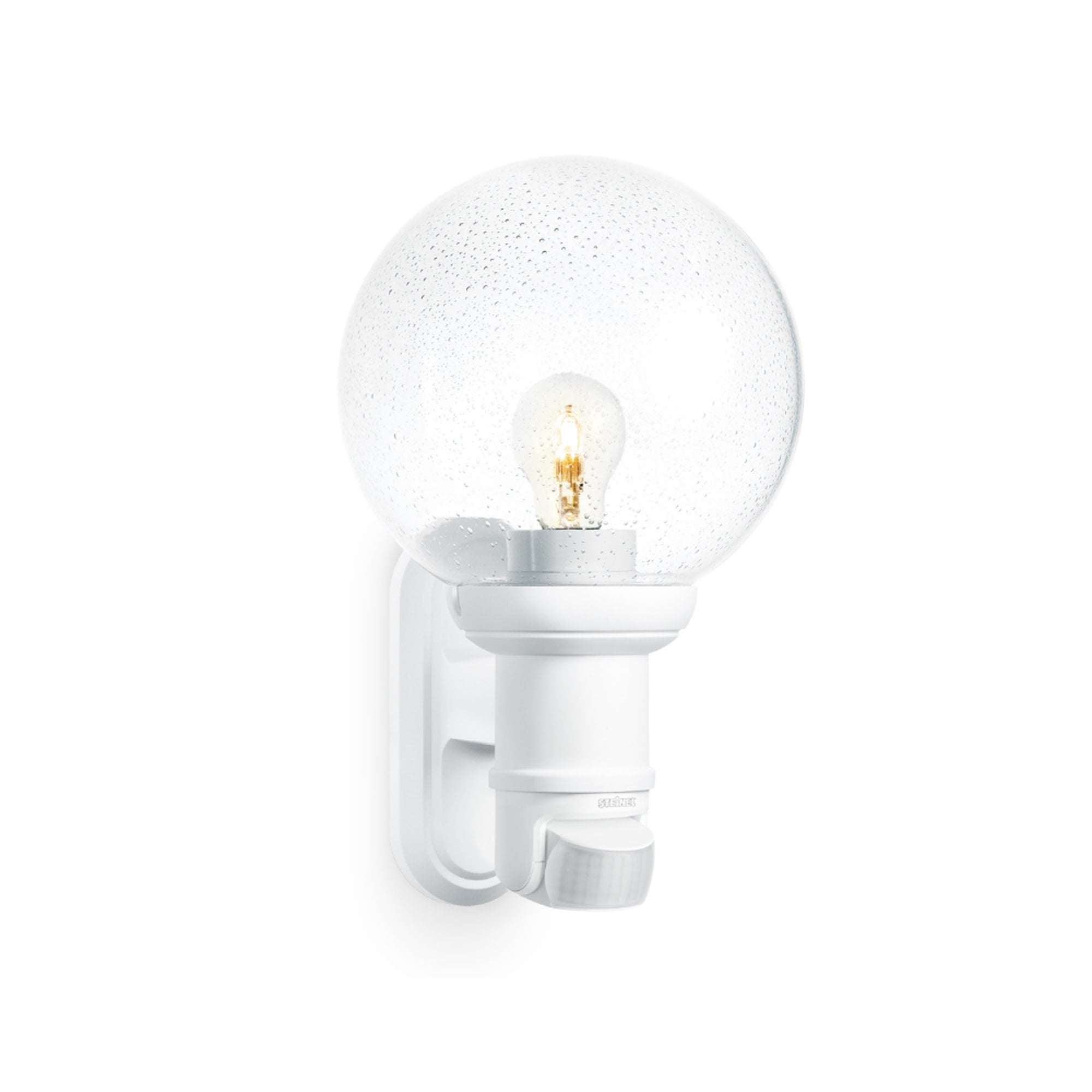 Steinel L 560 S Classic Globe Wall light with 140 degree PIR - White