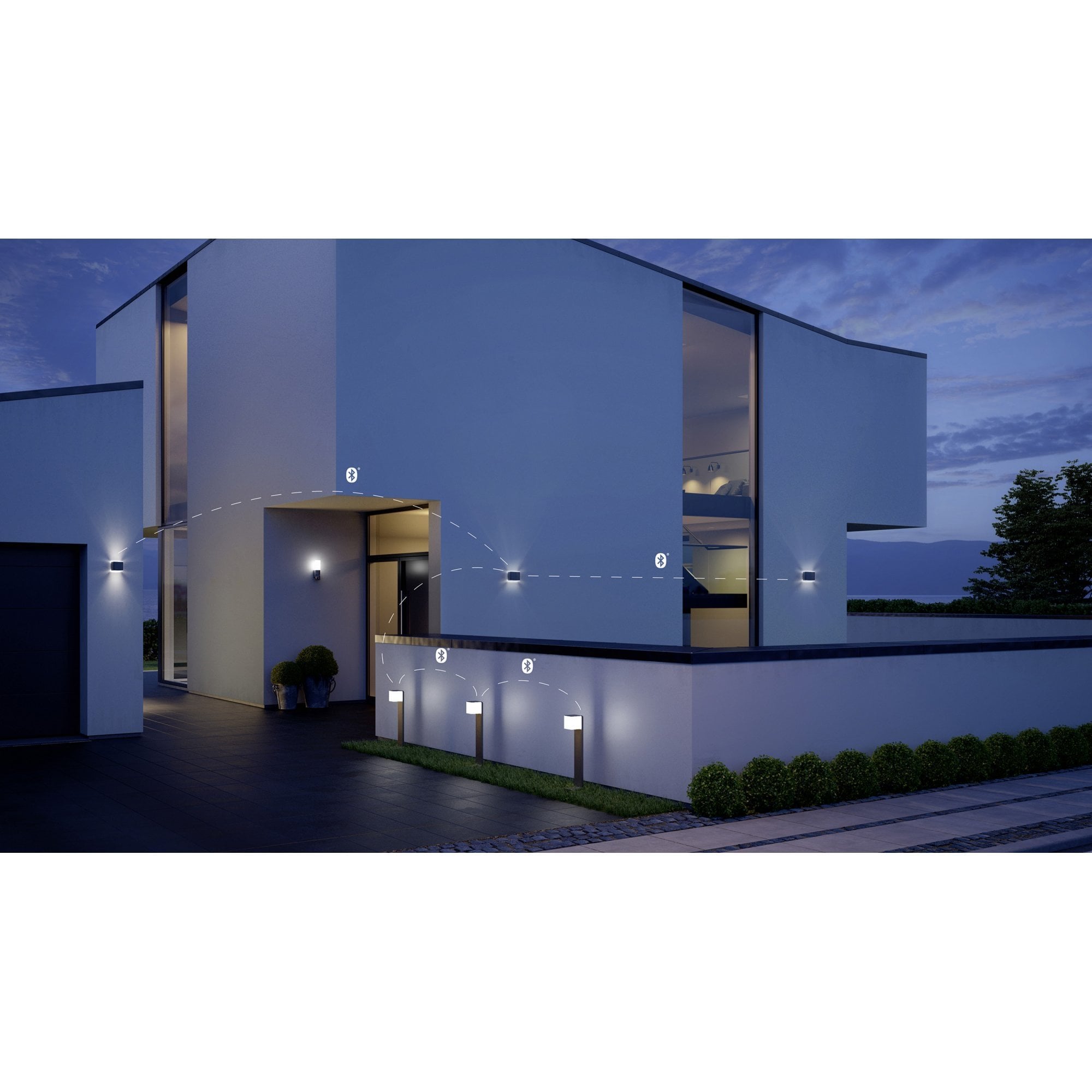 Steinel GL 80 SC Silver - Sensor-Switched LED Outdoor Light