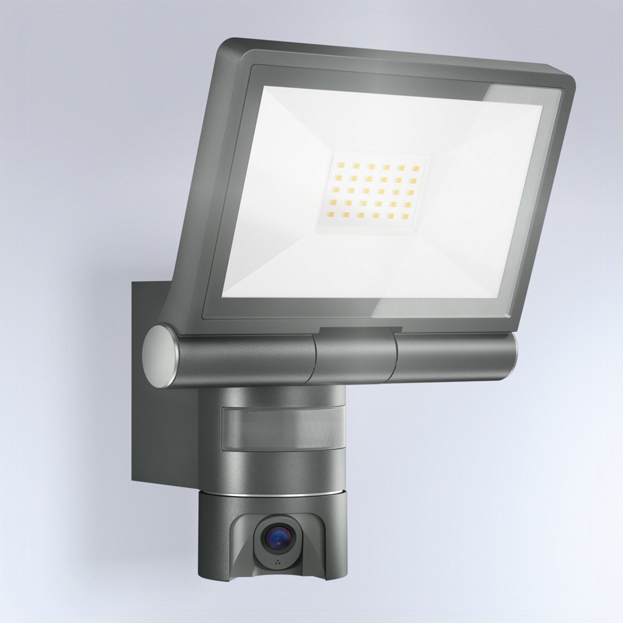 Steinel XLED CAM 1 SC Anthracite - Sensor-Switched LED Floodlight