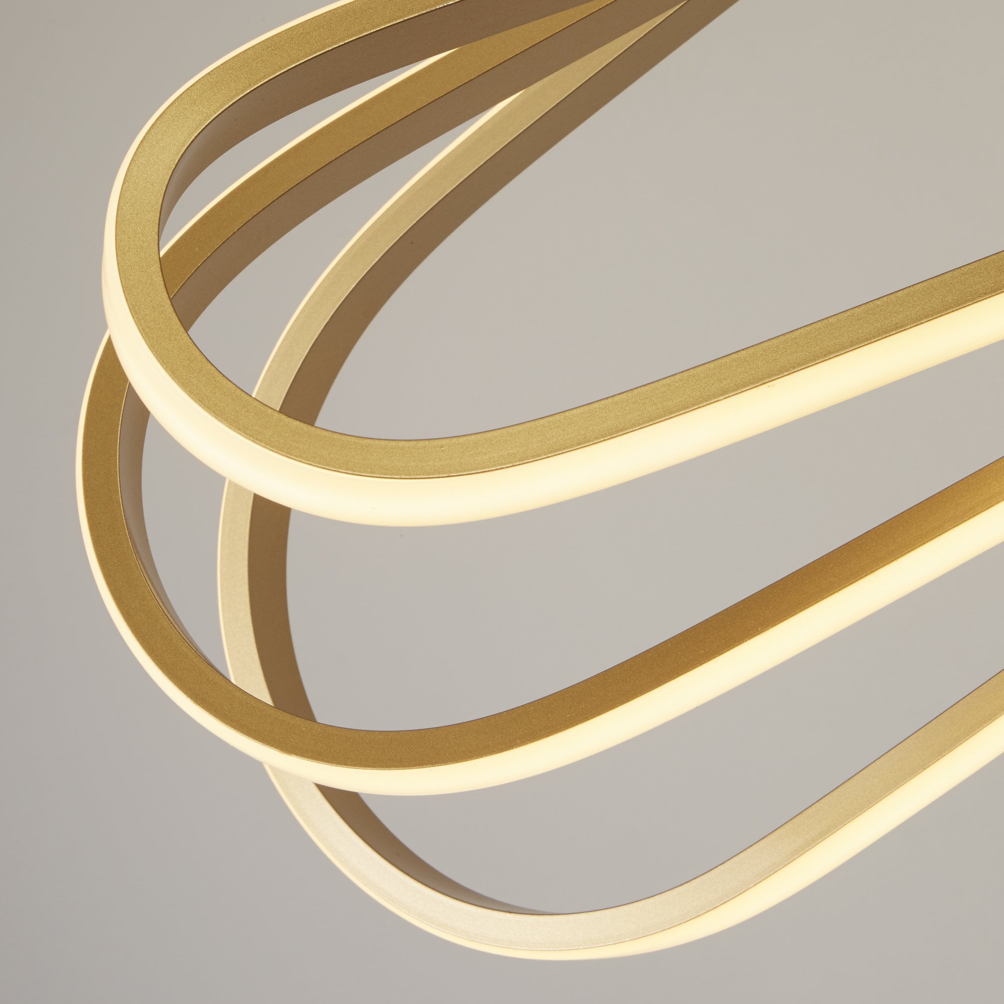 Searchlight Carmel LED Ceiling Pendant - Gold Aluminium