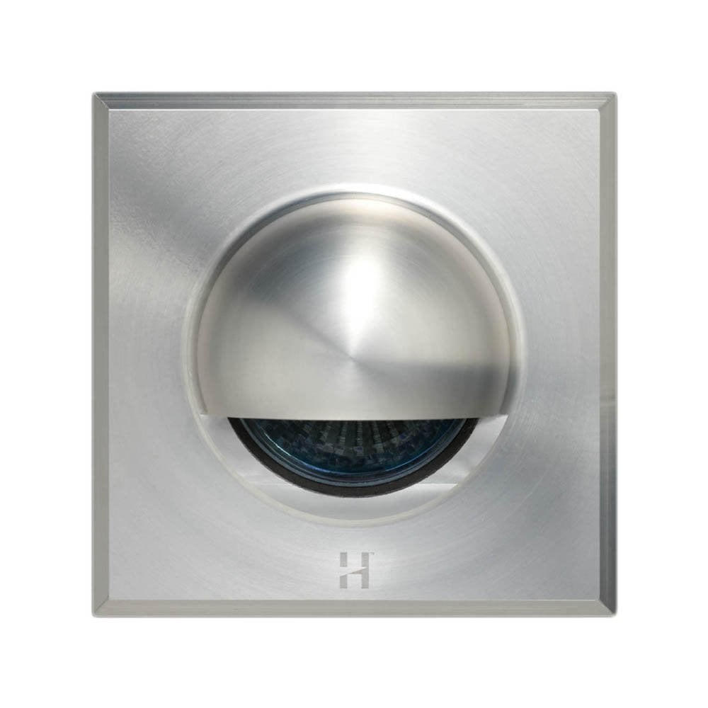 Hunza Step Light Solid Eyelid Square GU10 - Stainless Steel - Mains