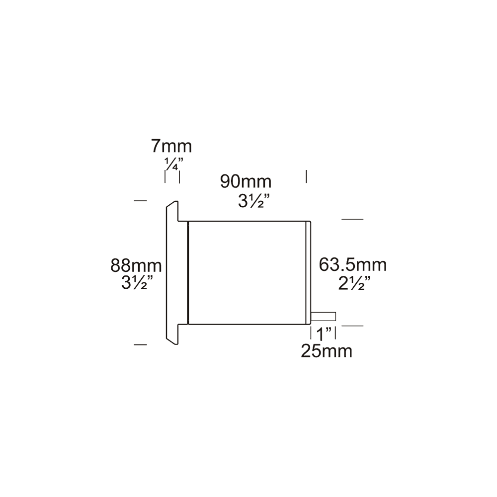 Hunza Step Light Louvre Square GU10 - Stainless Steel - Mains