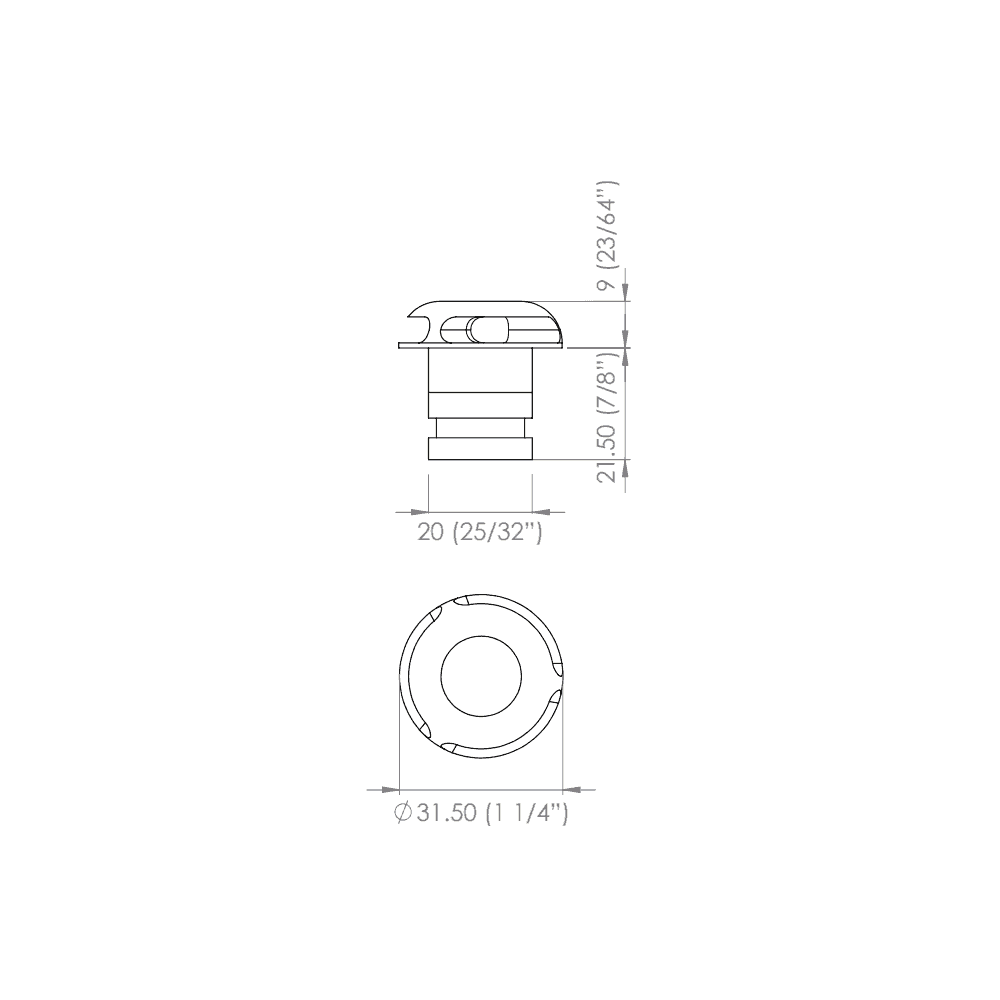LuxR Micro Path Light - Stainless Steel - Low Voltage