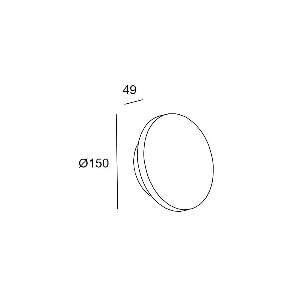 LedsC4 Ges Deco Round 150mm Wall Light
