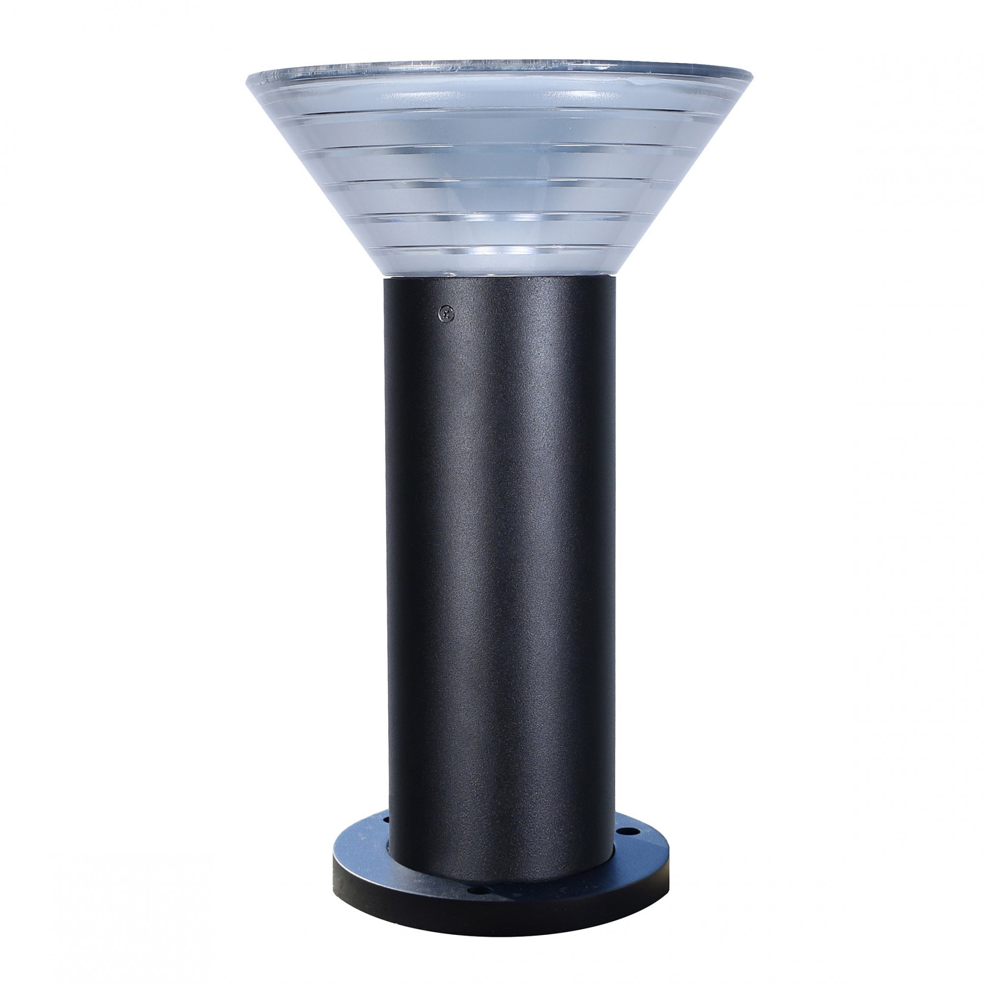 Lumena Pro Solar Olympia - 380mm Pedestal Light with External Mounting Base - Solar