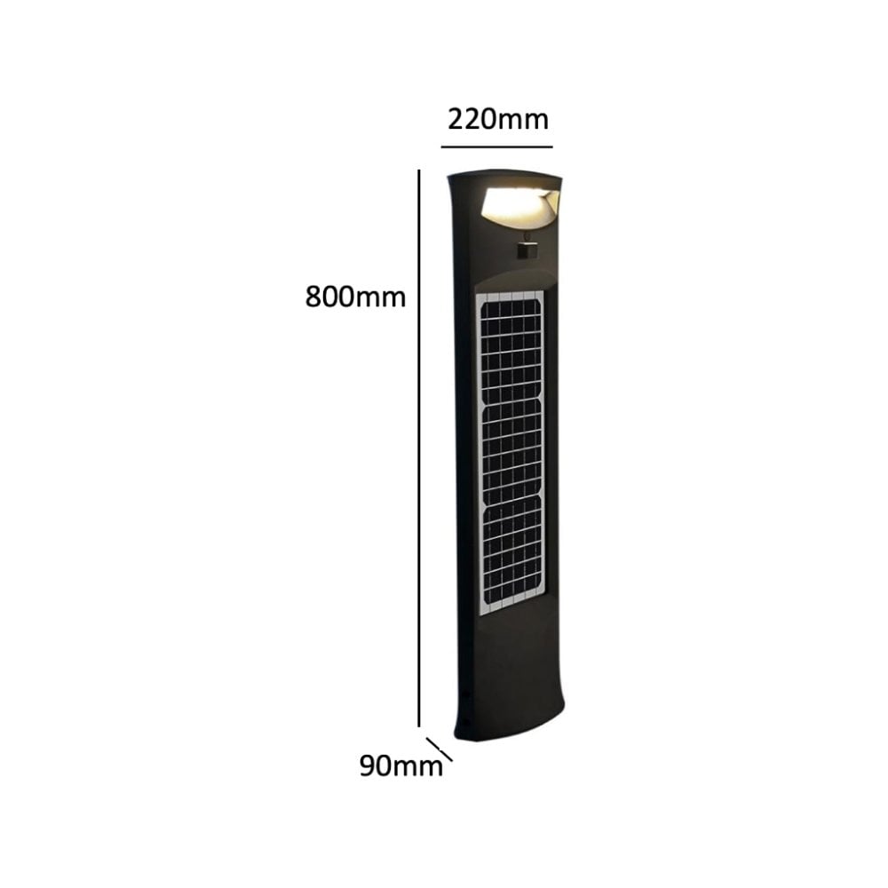 Lumena Pro Solar Sol-Icon - Two Sided PIR Path Light - Solar
